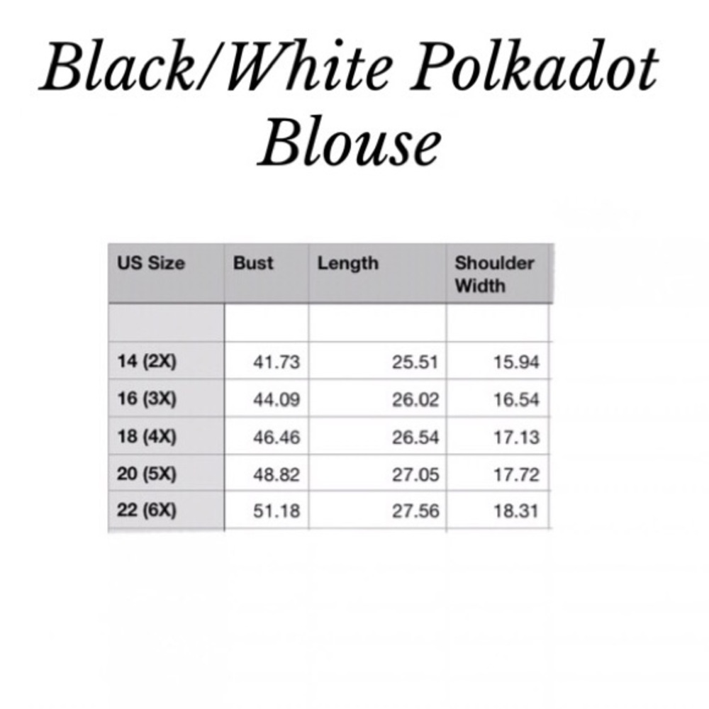 ✨HP✨ Plus Size Polkadot Top - 5 ⭐️ Rated! - Picture 7 of 8